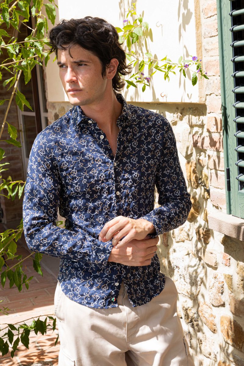 men's shirt spring summer 24  FIRENZE-73F-233