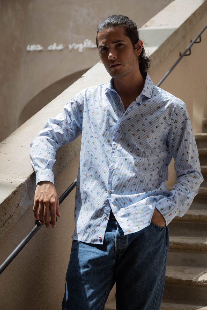 Camicia uomo Spring Summer 2025    FIRENZE-62M-315